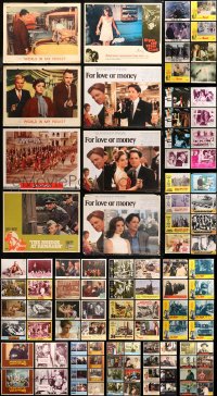 5m0615 LOT OF 140 LOBBY CARDS 1960s-1970s incomplete sets from a variety of different movies!