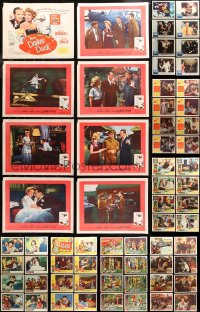 5m0647 LOT OF 80 LOBBY CARDS 1940s-1960s complete sets from a variety of different movies!