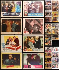 5m0675 LOT OF 31 LOBBY CARDS 1940s-1960s incomplete sets from a variety of different movies!