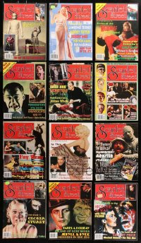 5m0851 LOT OF 12 SCARLET STREET #25-36 MOVIE MAGAZINES 1997-1999 great images & articles!
