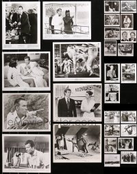 5m0281 LOT OF 27 ROGER MOORE JAMES BOND 007 8X10 STILLS 1970s-1980s great scenes from his movies!
