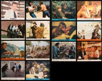 5m0327 LOT OF 14 CLINT EASTWOOD COLOR 8X10 STILLS 1970s great scenes from his movies!