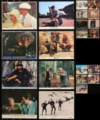 5m0296 LOT OF 21 ROBERT REDFORD COLOR 8X10 STILLS 1960s-1970s great scenes from his movies!