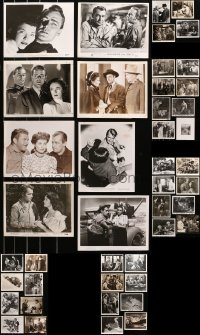 5m0256 LOT OF 44 ALAN LADD 8X10 STILLS 1940s-1950s great scenes from his movies!