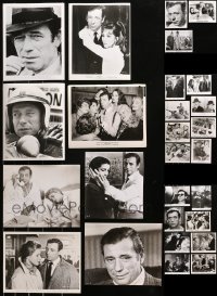 5m0280 LOT OF 27 YVES MONTAND 8X10 STILLS 1960s-1980s great scenes from his movies!