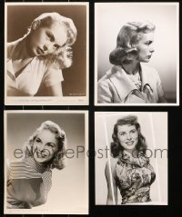 5m0381 LOT OF 4 JANET LEIGH 8X10 STILLS 1950s great portraits of the sexy actress!