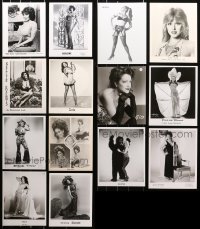 5m0329 LOT OF 14 BURLESQUE STRIPPER 8X10 STILLS 1960s-1990s sexy ladies in skimpy outfits!