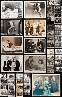 5m0421 LOT OF 57 8X10 REPRO PHOTOS AND TV RE-RELEASE 8X10 STILLS 1980s a variety of movie images!