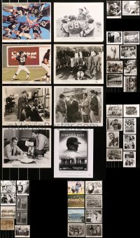 5m0258 LOT OF 42 8X10 STILLS FROM FOOTBALL MOVIES 1930s-1980s a variety of great sports images!