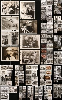 5m0198 LOT OF 163 8X10 STILLS FROM WAR MOVIES 1930s-1990s from several military movies!