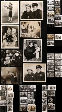 5m0237 LOT OF 59 8X10 STILLS SHOWING FIREMEN 1930s-1990s great firefighter movie scenes!