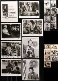5m0291 LOT OF 23 8X10 STILLS SHOWING F.B.I. AGENTS 1940s-1980s great portraits & movie scenes!