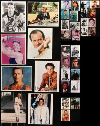 5m0422 LOT OF 51 8X10 REPRO PHOTOS OF 1980S MALE STARS 1980s great portraits of leading men!