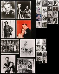 5m0425 LOT OF 32 8X10 REPRO PHOTOS OF CLASSIC HOLLYWOOD MALE STARS 1980s portraits of leading men!