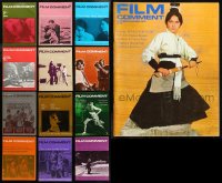 5m0849 LOT OF 13 FILM COMMENT MAGAZINES 1969-1976 filled with great images & articles!