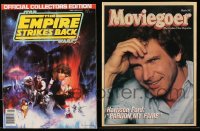 5m0883 LOT OF 8 EMPIRE STRIKES BACK SOUVENIR MAGAZINES AND 10 MOVIEGOER MAGAZINES 1980-1982 cool!