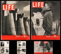 5m0900 LOT OF 6 LIFE MAGAZINES 1936 the first six issues, 1st has Margaret Bourke White photo cover!