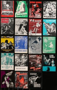5m0395 LOT OF 19 HORROR/SCI-FI/FANTASY DANISH PROGRAMS 1950s-1970s cool different images!