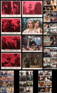 5m0219 LOT OF 78 COLOR 8X10 STILLS AND MINI LOBBY CARDS 1970s-1980s a variety of movie scenes!