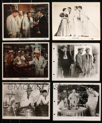 5m0364 LOT OF 6 WE'RE NO ANGELS COLOR AND BLACK & WHITE 8X10 STILLS 1955 Bogart, Ray & Ustinov!