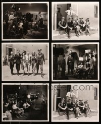 5m0015 LOT OF 6 WHILE NEW YORK SLEEPS 8X10 STILLS 1938 director Humberstone's personal candids!