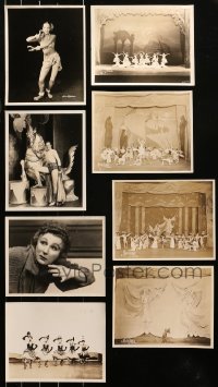 5m0317 LOT OF 15 STAGE PLAY AND BALLET 8X10 STILLS 1920s-1940s great close images & far shots!