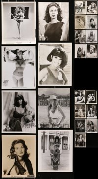 5m0292 LOT OF 23 8X10 STILLS OF SEXY ACTRESSES 1940s-1970s great portraits, close up & full-length!