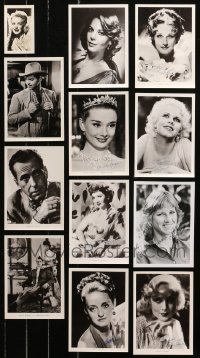 5m0432 LOT OF 12 REPRO PHOTOS WITH FAUX SIGNATURES 1990s portraits of your favorite Hollywood stars!