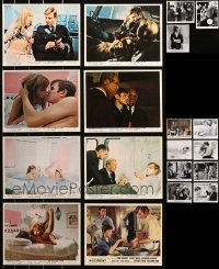 5m0303 LOT OF 19 COLOR AND BLACK & WHITE 8X10 STILLS FROM MICHAEL YORK MOVIES 1960s great scenes!