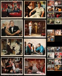 5m0283 LOT OF 27 COLOR 8X10 STILLS AND MINI LOBBY CARDS 1950s-1980s scenes from a variety of movies!