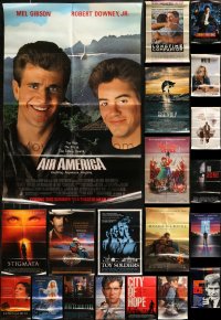 5m0789 LOT OF 22 FOLDED 1990S ONE-SHEETS 1990s great images from a variety of different movies!