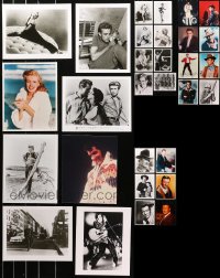 5m0426 LOT OF 30 8X10 REPRO PHOTOS 1980s sexy Marilyn Monroe, Elvis, James Dean, John Wayne!