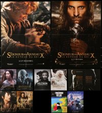 5m0097 LOT OF 12 FORMERLY FOLDED 15X21 FRENCH POSTERS 2000s-2010s a variety of cool movie images!