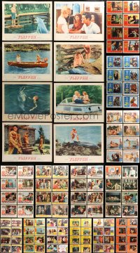 5m0612 LOT OF 160 LOBBY CARDS 1950s-1960s complete sets from a variety of different movies!