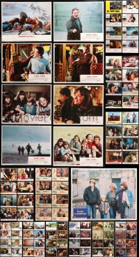 5m0618 LOT OF 129 LOBBY CARDS 1960s-1980s mostly complete sets from a variety of different movies!