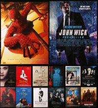 5m0095 LOT OF 14 FORMERLY FOLDED 15X21 FRENCH POSTERS 1980s-2010s a variety of cool movie images!