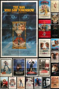5m0760 LOT OF 36 FOLDED 1980S ONE-SHEETS 1980s great images from a variety of different movies!