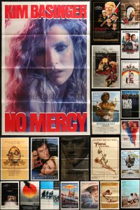 5m0783 LOT OF 24 FOLDED ONE-SHEETS 1980s great images from a variety of different movies!
