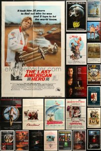 5m0711 LOT OF 112 FOLDED ONE-SHEETS 1960s-1980s great images from a variety of different movies!