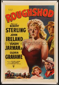 5p0271 ROUGHSHOD linen 1sh 1949 super sleazy Gloria Grahame isn't good enough to marry!