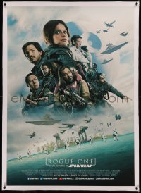 5p0014 ROGUE ONE linen advance Latin American 2016 Star Wars Story, Felicity Jones, top cast montage