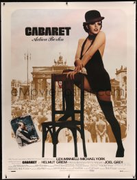 5r0009 CABARET linen French 1p 1972 full-length Liza Minnelli in Nazi Germany, directed by Bob Fosse!