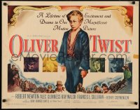 5r0128 OLIVER TWIST 1/2sh 1951 Davies, Alec Guinness, Newton, David Lean, different & ultra rare!