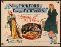5r0070 TAMING OF THE SHREW 1/2sh 1929 Douglas Fairbanks, Mary Pickford, Shakespeare, ultra rare!