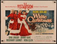 5r0135 WHITE CHRISTMAS style A 1/2sh 1954 Bing Crosby, Danny Kaye, Clooney, Vera-Ellen, very rare!