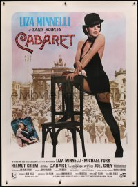 5r0012 CABARET linen Italian 1p R1978 Liza Minnelli in Nazi Germany, directed by Bob Fosse!