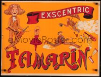 5r0187 EXSCENTRIC TAMARIN 22x29 Azerbaijani stage poster 1930s art of the musical & comedy acts!