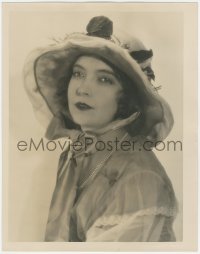 5s0336 LILLIAN GISH deluxe 11x14 still 1928 MGM portrait in cool hat & dress by Ruth Harriet Louise!