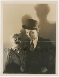 5s0369 UNHOLY 3 deluxe 10x13 still 1930 evil Lon Chaney & ventriloquist dummy portrait by Hurrell!