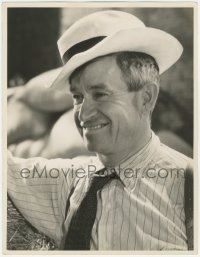 5s0375 WILL ROGERS deluxe 11x14.25 still 1933 close smiling portrait with hat from State Fair!